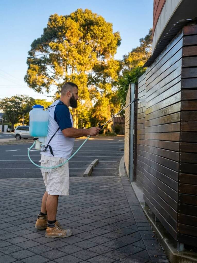 Paintperfectionist worker painting a house in adelaide