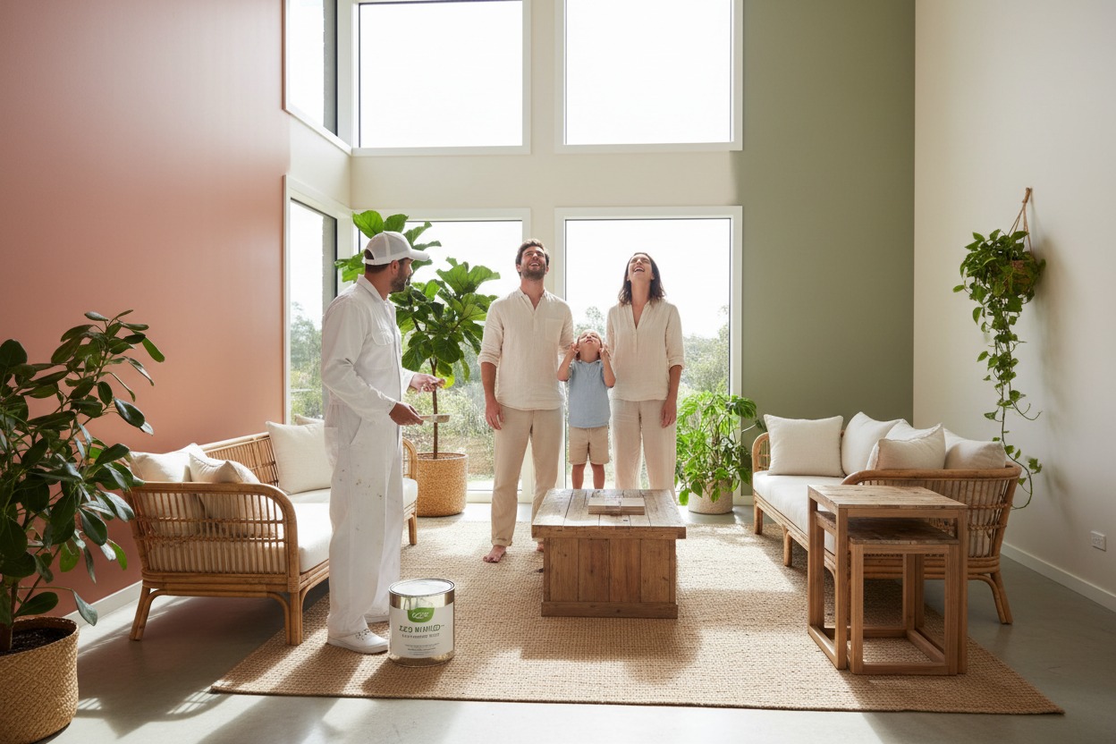 eco-friendly painting services Adelaide - low-VOC paint application