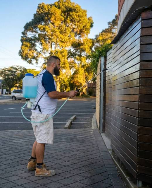 Paintperfectionist worker painting a house in adelaide
